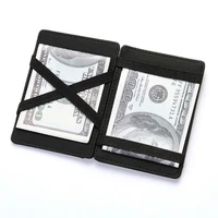 men super slim leather wallet mini credit card purse holders money coin thin small with zipper short carteira hombre
