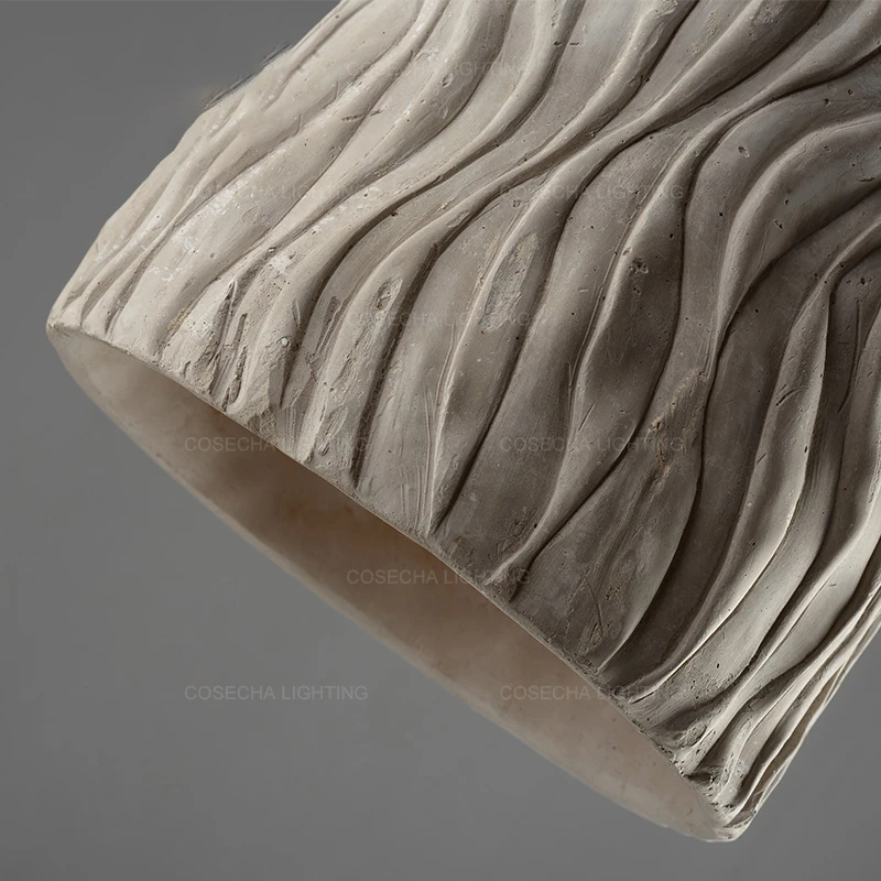 Бетонные подвесные лампы в стиле лофт ретро Кухонные светильники винтажные