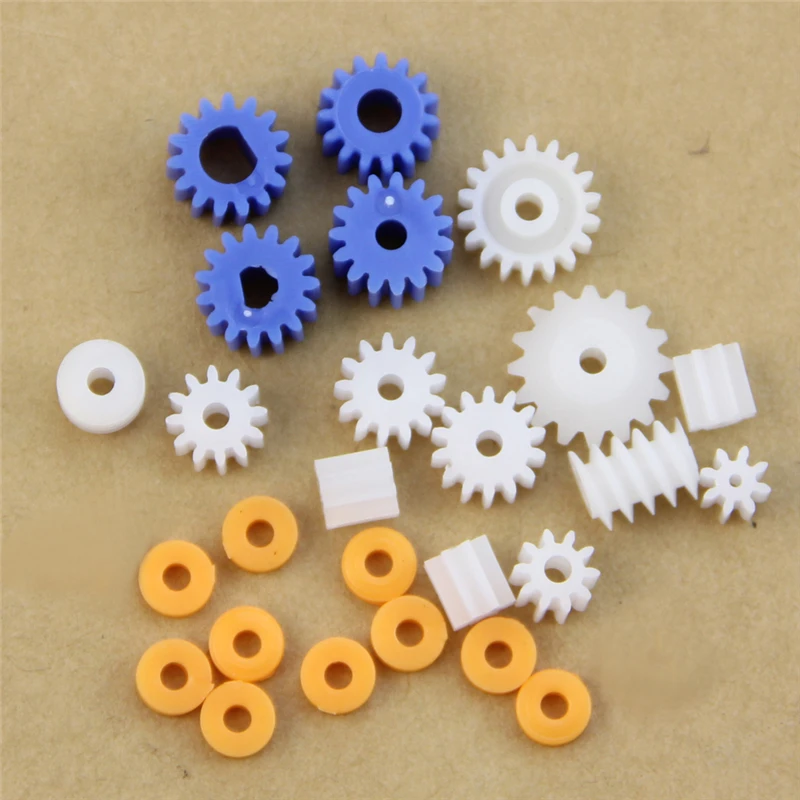 

New 16 Kinds Plastic Shaft Gears Spindle Gears Gear-B 2MM 2.3MM 3MM 3.17MM 4MM Worm