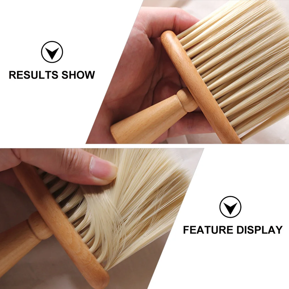 

1pc Practical Beard Brush Barber Beard Styling Cleaning Brush Neck Duster Brush