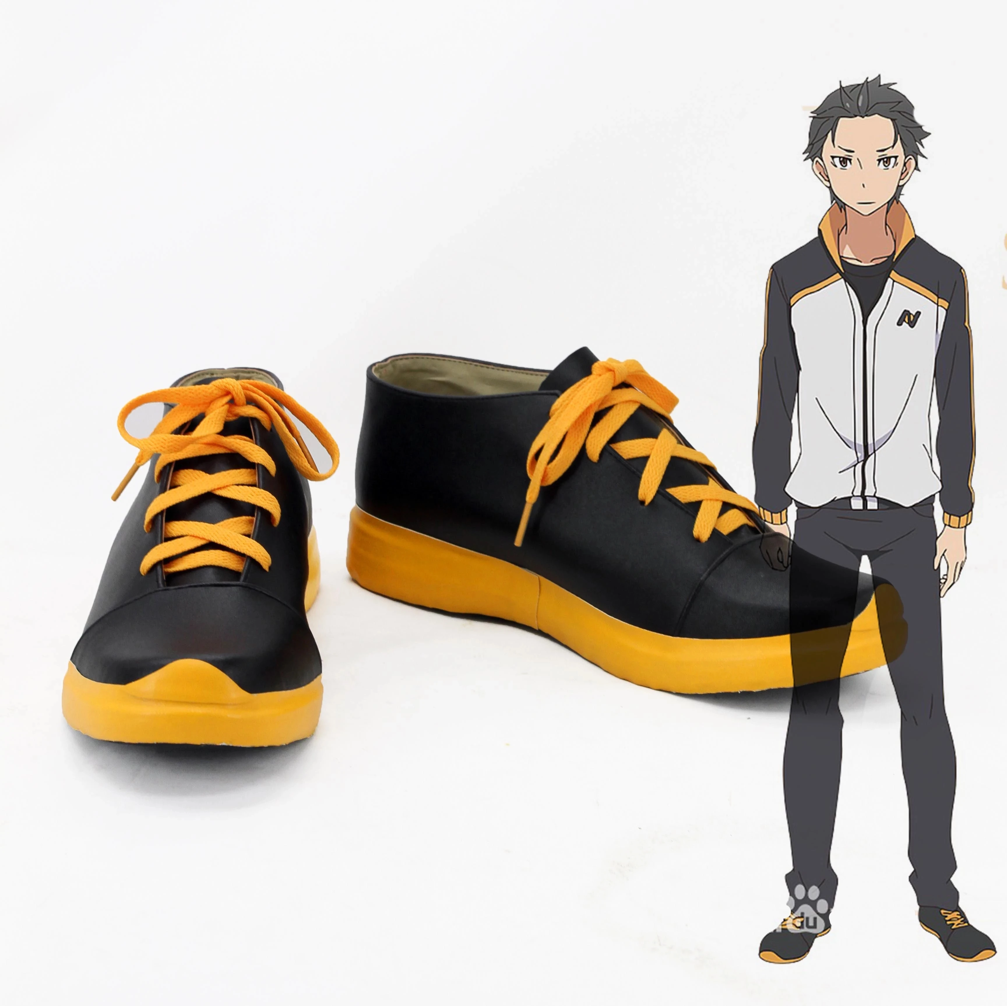 

Subaru Natsuki Cosplay Costume boots shoes Anime Re:Life In A Different World From Zero Natsuki Subaru Cosplay Shoes Halloween