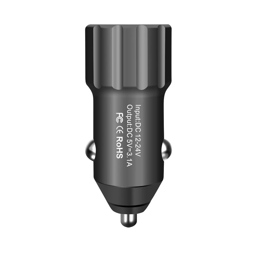3.1A Двойная зарядка USB двухточечная дыхательная лампа для защиты автомобиля 2