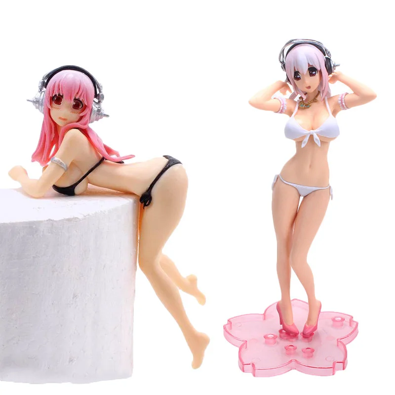 Японское аниме Supersonico сексуальная модель ПВХ экшн-фигурка Супер Sonico Nitro