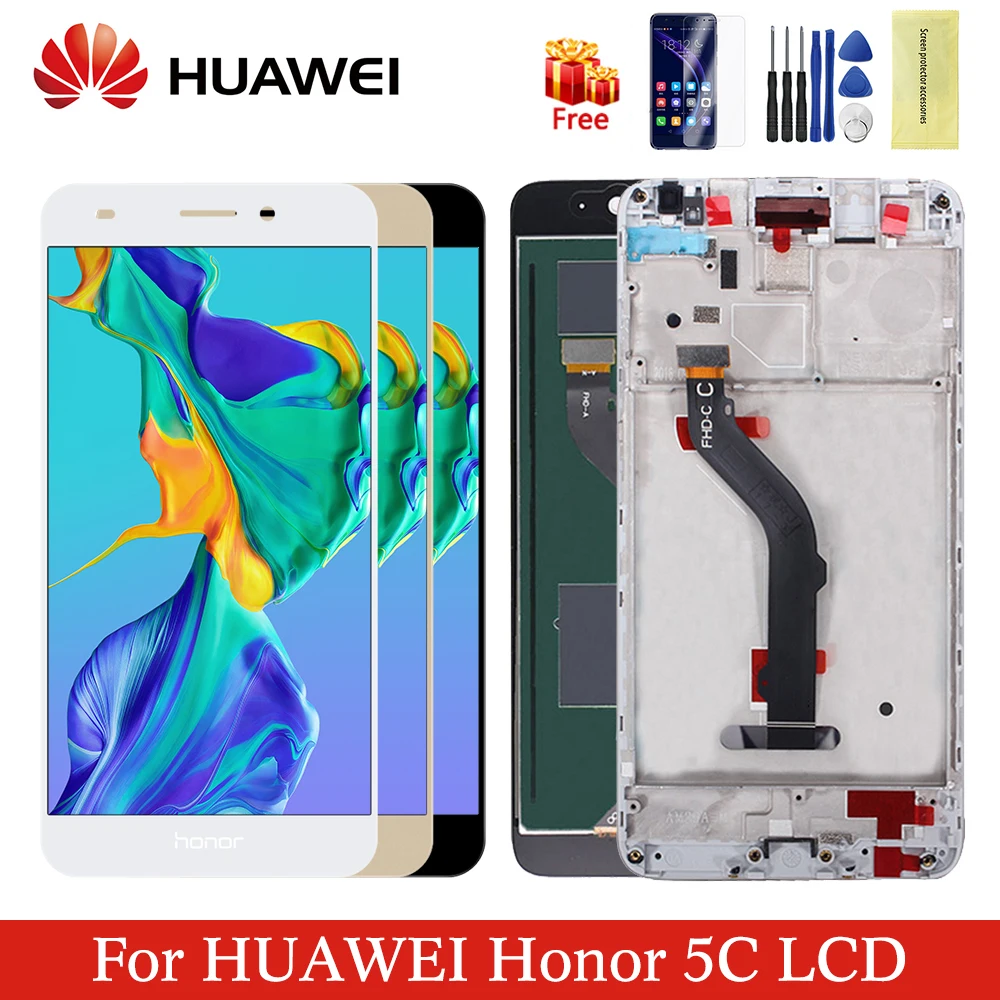 Для 5," huawei Honor 5C ЖК-дисплей+ сенсорный экран панель дигитайзер Замена для Honor 7 Lite huawei GT3 ЖК