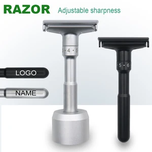 NEW Adjustable Safety Razor Classic Men manual Shaving Razor, Double Edge blage Face Razor Hair Remo