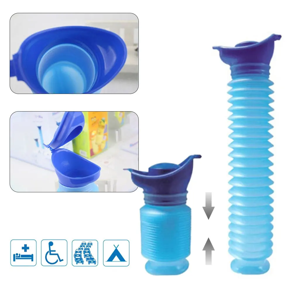 

750 ml Portable Emergency Urinate Bags for Baby/Women/Men Extendable Spill-Proof Piss Bags Mini Toilet For Travel Camp Reusable