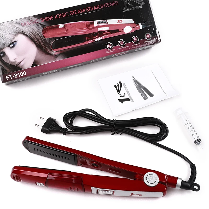 Электрический паровой выпрямитель для волос 65 Вт Керамический выпрямления |