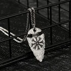 2021, винтажная мода, скандинавский стиль, викингов, шлем из нержавеющей стали 316L, ожерелье с подвеской вегвизир, копье, мужской амулет, ювелирные изделия