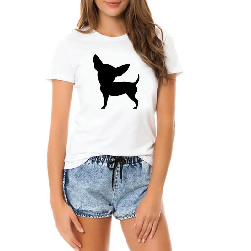 

ZBBRDD Small Dog 2019 Fashion casual Cotton Women Shirt Funny Graphic Tshrt O Neck Short Sleeve Top Tees Mama Clothing Drop Ship