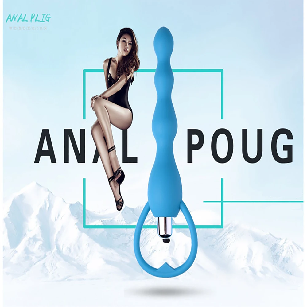 Анальная пробка интимные игрушки для женщин задний Корт силикагель вибрирующие