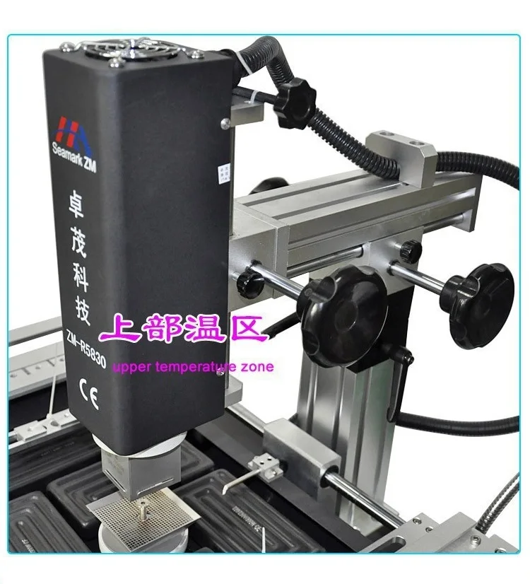 Оригинальная рабочая станция bga с горячим воздухом 3 независимых обогревателя