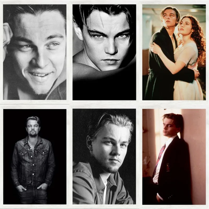 

Leonardo DiCaprio Movie Star Actor Art Painting Vintage Canvas Poster Wall Home Decor