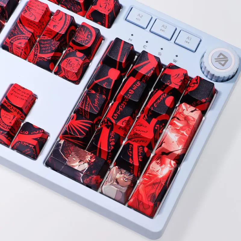 108 клавиш японского аниме Conjuration Back Wild Rose Keycap PBT сублимационная вишня