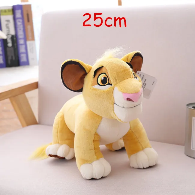 Милый Simba Король Лев Плюшевые игрушки Kawaii мышь аниме фильм Мягкие чучело куклы игрушки для детей девочка подарок на день рождения - Цвет: 25cm A