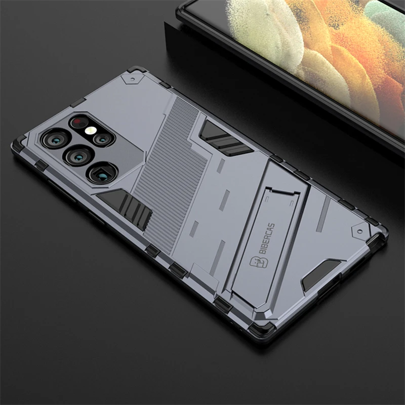 

Для Samsung Galaxy S22Pro S22Ultra Магнитный ударопрочный армированный держатель чехол для телефона для Galaxy S22 Силиконовый противоударный чехол