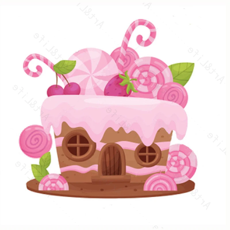 

New Metal Steel Cutting Dies Birthday Cake Biscuit house Stencils for Making Scrapbooking DIY Album Paper Cards Embossing Die