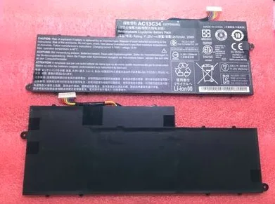 AC13C34 Батарея для acer Aspire V5 122P 132 E3 111 112 KT.00303.005 31CP5/60/80 11 25 V 2670 мА ч/30WH|ЖК-экраны и панели