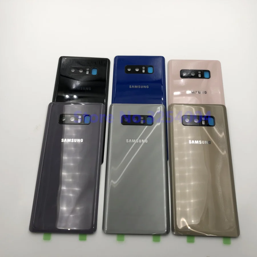 Note8 чехол на заднюю батарейку для samsung Galaxy Note 8 N950 N950F N9500 задняя крышка на стекло+ объектив для камеры