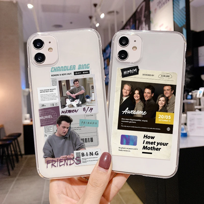 

For iPhone 11 12 Pro Max 6 6s 7 8 Plus X XR XS Max 13 Pro Max Case For Samsung Galaxy S21 S20 FE Friends Soft TPU Cover