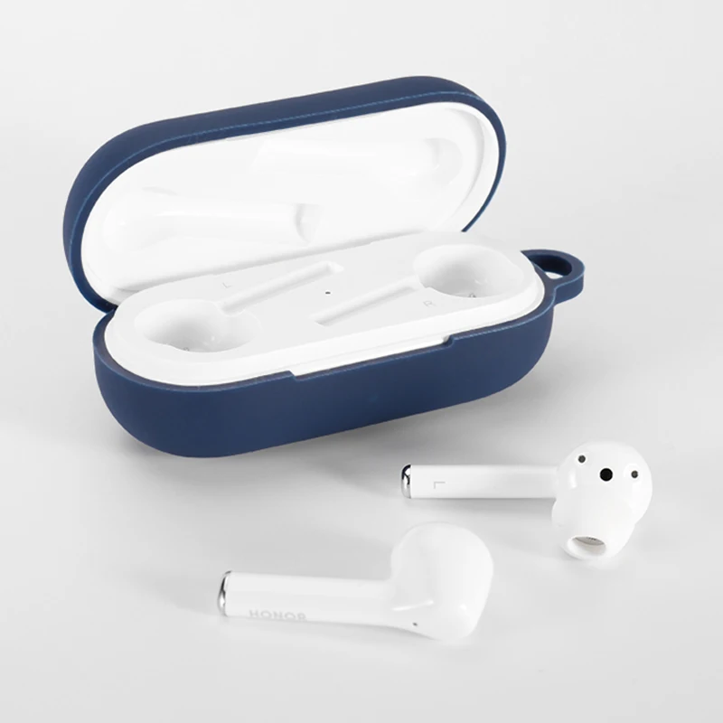 Силиконовый чехол защитный для Honor FlyPods 3 наушники с крючком мультяшный кулон |