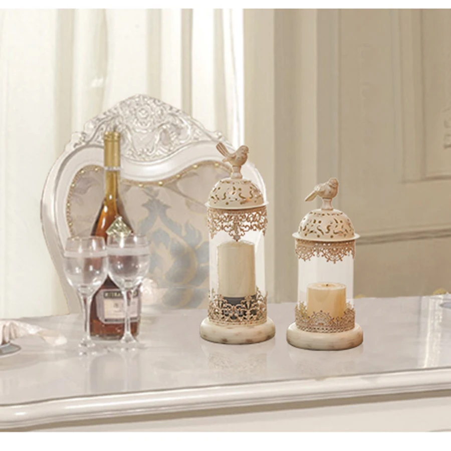 Металлический полый подсвечник декоративные подсвечники фонари большие