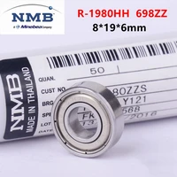 20pcs100pcs original nmb minebea high speed bearing r 1980hh 8196mm 698zz precision miniature ball bearings 8mmx19mmx6mm