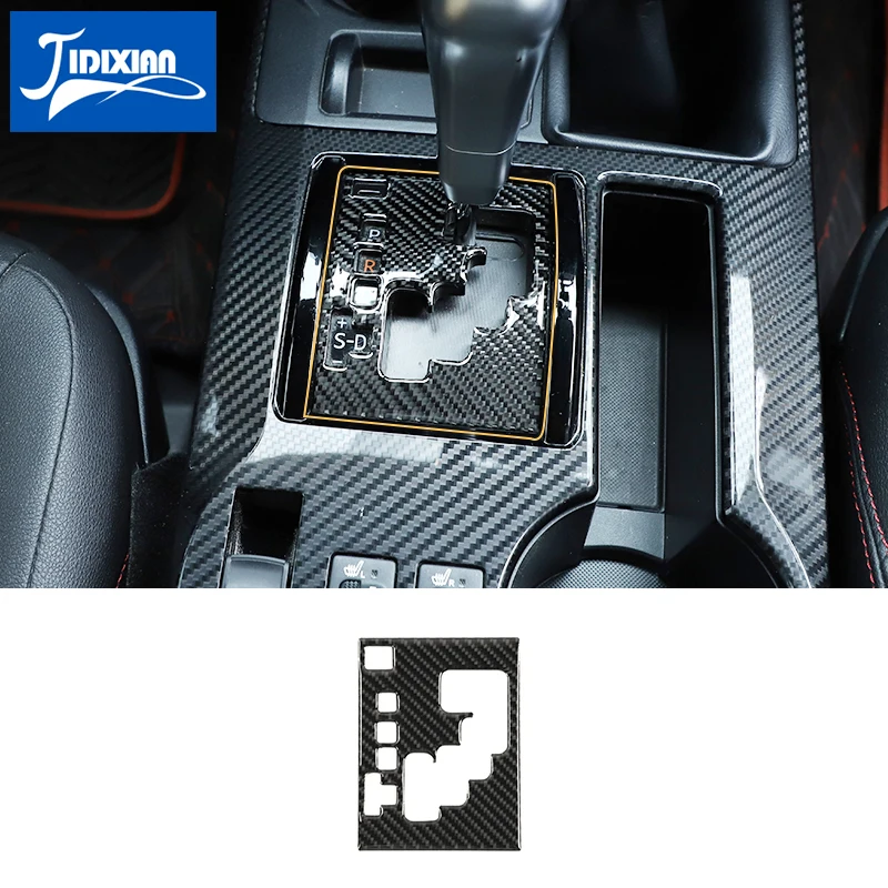 

JIDIXIAN мягкие наклейки из углеродного волокна, декоративная панель для Toyota 4runner 2010 + аксессуары для интерьера