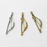 5pcs 38102mm bow and arrow personality pendant handmade diy jewelry necklace accessories hiroshimori jewelry wholesale