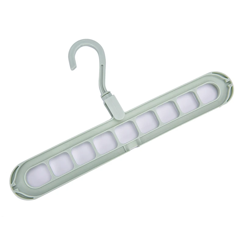 

9Holes Multi-function Rotating Magic Folding Clothes Hanger Hook Clothes Drying Storage Folding Rack Wardrobe Storage Dropship