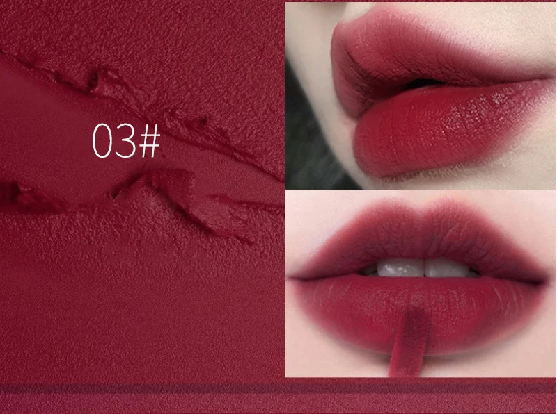 INSFNY для губ 5 цветов матовая помада макияжа с антипригарным покрытием чашки не