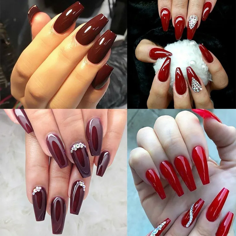 MIZHSE Роза цвета УФ лак для ногтей праймер длинный последний гель Гелевый