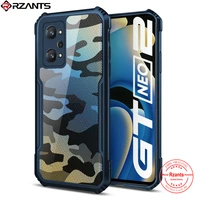 rzants for oppo realme gt neo2 case hard camouflage cover tpu frame bumper half clear phone shell realme gt neo 2