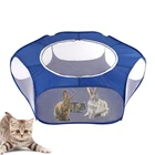 Маленькие животные клетка палатка дышащий прозрачный манеж Поп открытый портативный складной Двор Забор для Ежика морская свинка кролик