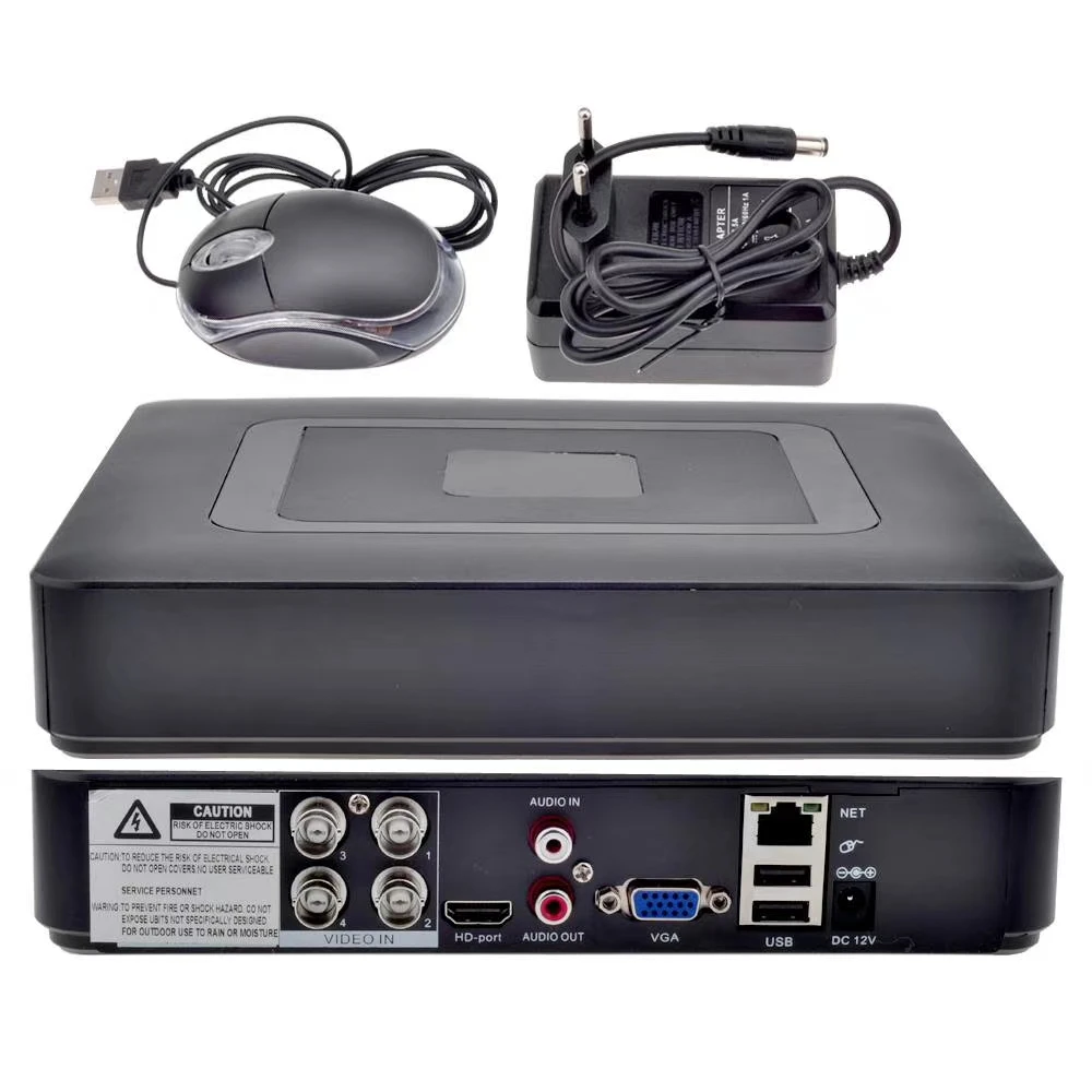 Гибридный 4CH 8CH AHD 5MP Мини DVR NVR H.265X XVR видео рекордер для аналоговой камеры HDMI Onvif