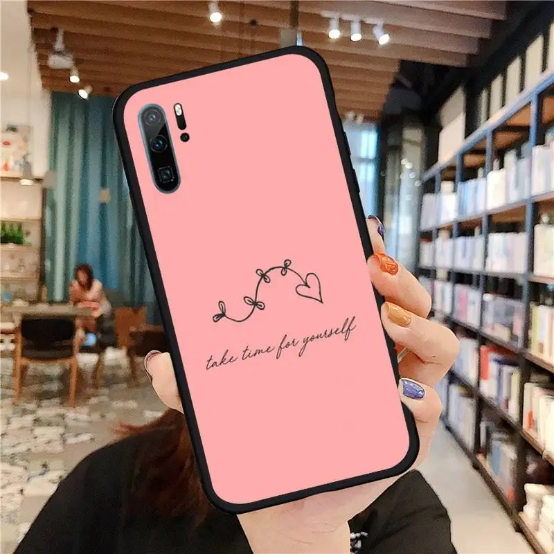 

Great Aesthetic Flower Phone Case For Huawei honor Mate P 9 10 20 30 40 Pro 10i 7 8 a x Lite nova 5t