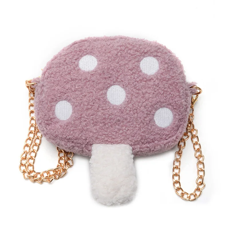 Милая хлопковая плюшевая сумка-мессенджер на плечо для девочек модная сумка