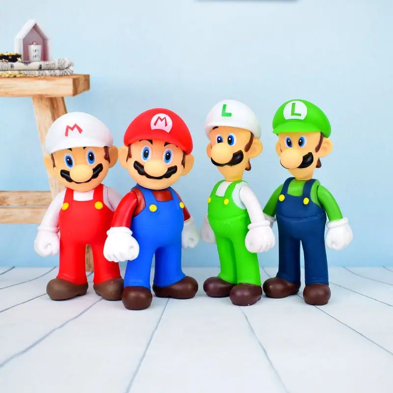 Экшн-Фигурка Super Mario Bros из ПВХ для детей | Игрушки и хобби