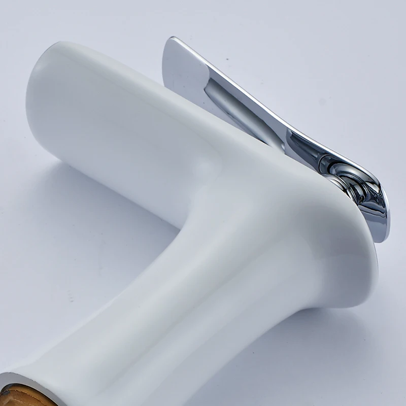 Водопад высокий смеситель для раковины в ванной комнате латунный материал