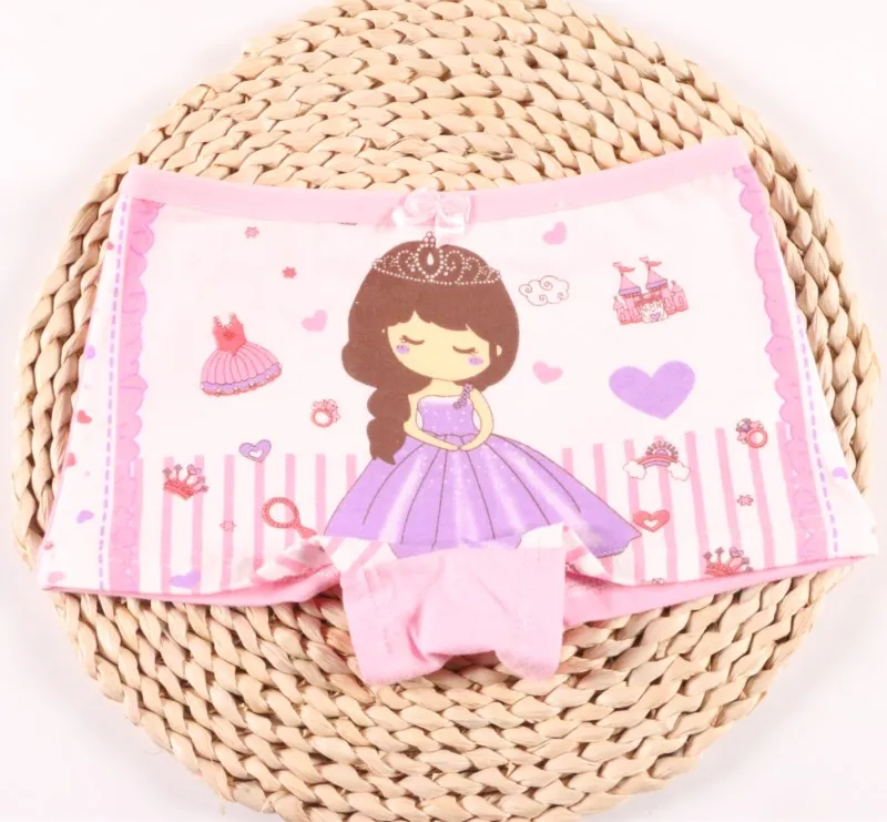 4 шт./лот нижнее белье для девочек трусы-боксеры детское в клетку детские штаны |