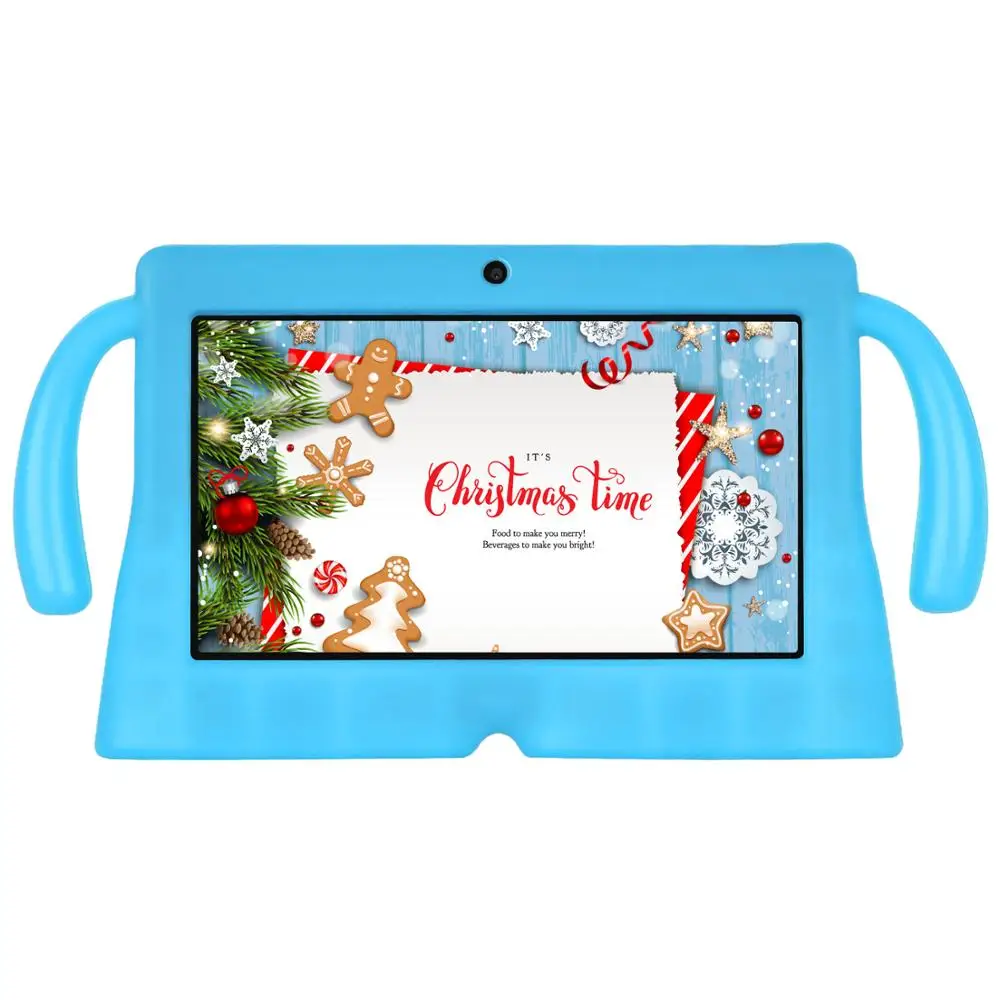 Tablet and Blue case 7 дюймов Детские планшеты детский Обучающий планшет для обучения, послужат прекрасным подарком для детей Android 8,1 4 ядра 1 Гб оперативной памяти, 16 Гб встроенной памяти для планшетного компьютера - Комплект: Tablet and Blue case