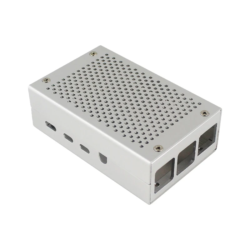 Raspberry Pi 4 Алюминиевый Чехол серебристый черный металлический корпус | Вентилятор охлаждения теплоотвод для Raspberry Pi 4 Модель B