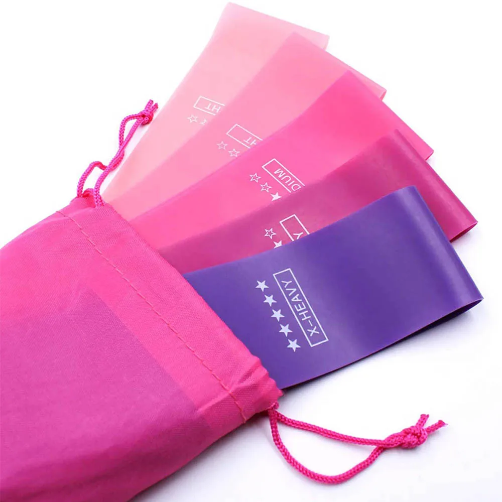 5 шт. Резистентные ленты для йоги растягивающаяся резиновая петля оборудование