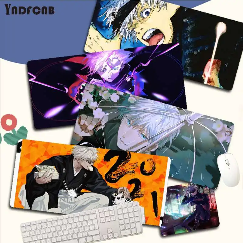 

YNDFCNB juютсу Kaisen Satoru Gojo аниме офисная мышь геймерский мягкий коврик для мыши Размер для Deak коврик для overwatch/world of warcraft