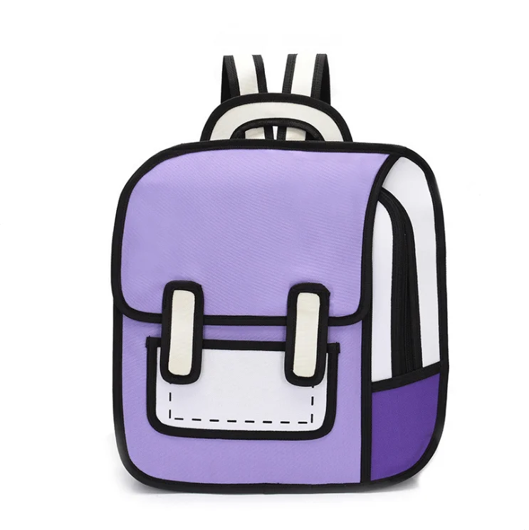 Аниме Cospa рюкзак 2D 3D популярные школьные сумки для мальчиков и девочек модные