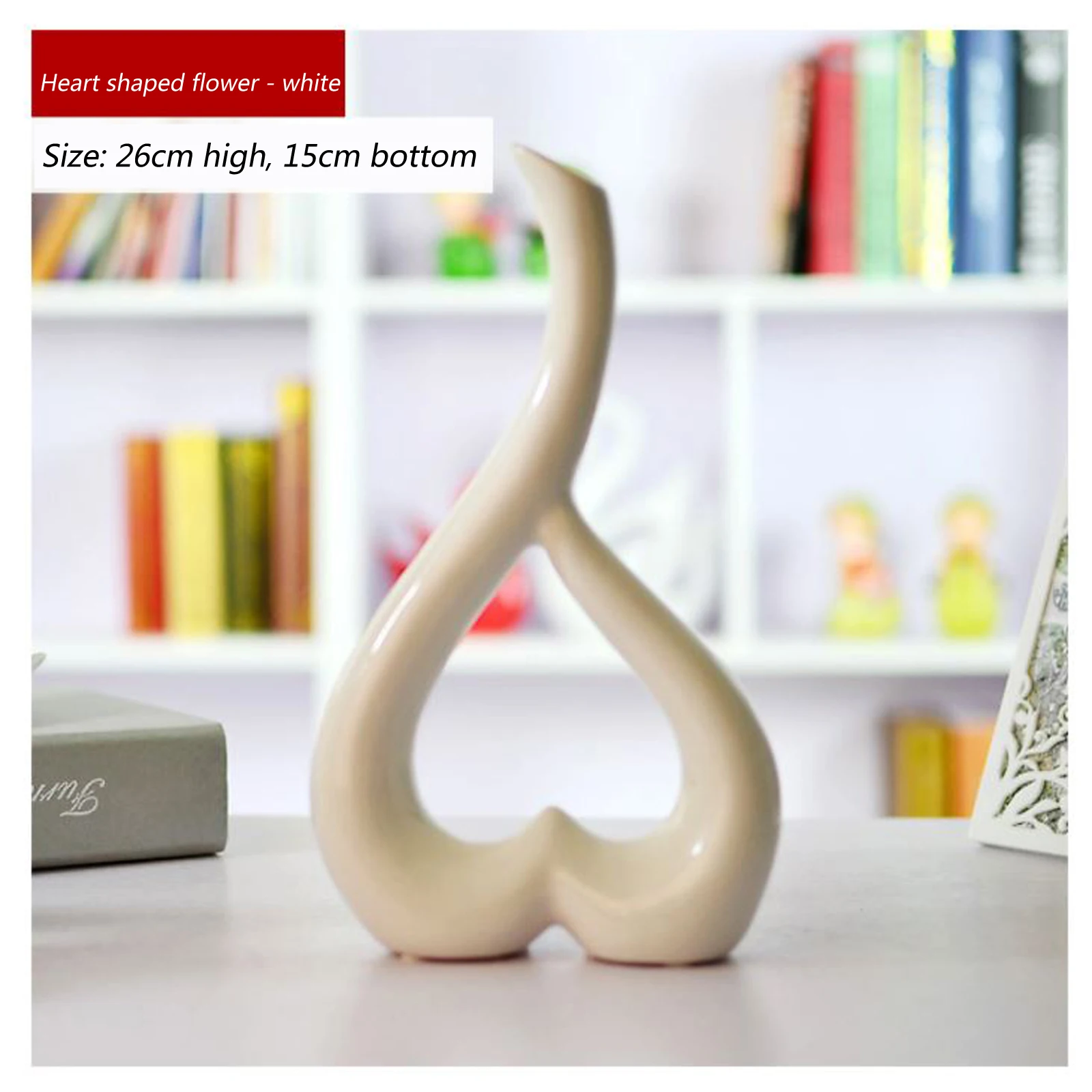 Цветочный горшок домашняя однотонная ваза в форме сердца декоративная посуда