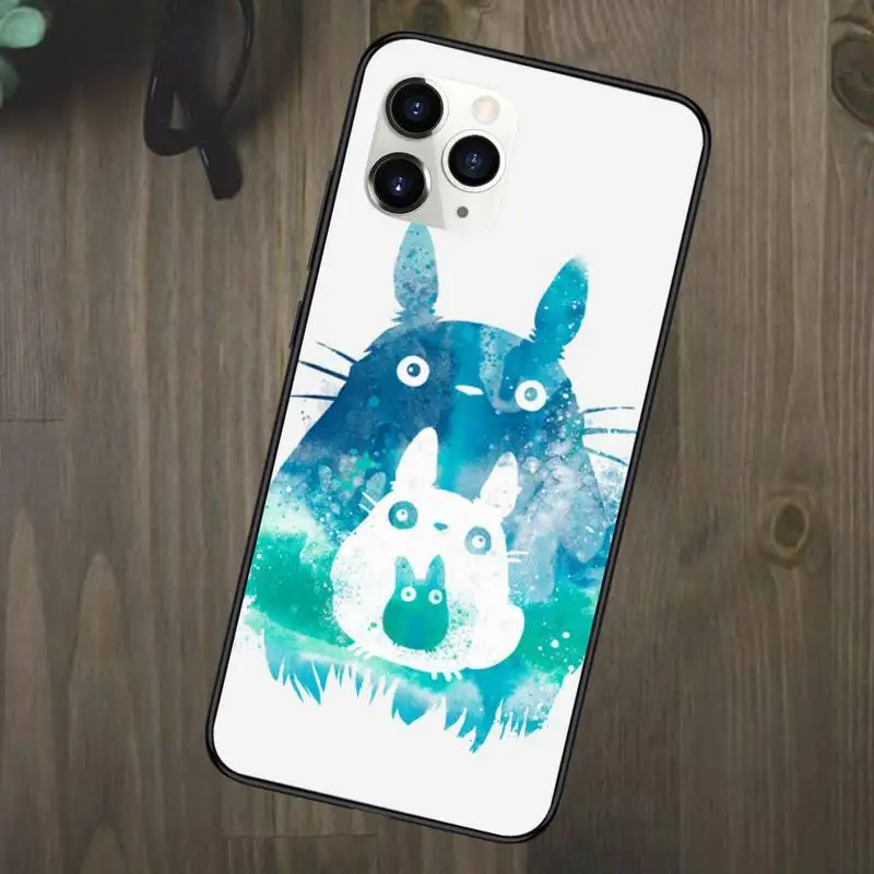 

Cartoon Studio Ghibli Totoro Phone Case for iPhone 11 12 mini pro XS MAX 8 7 Plus X XS XR