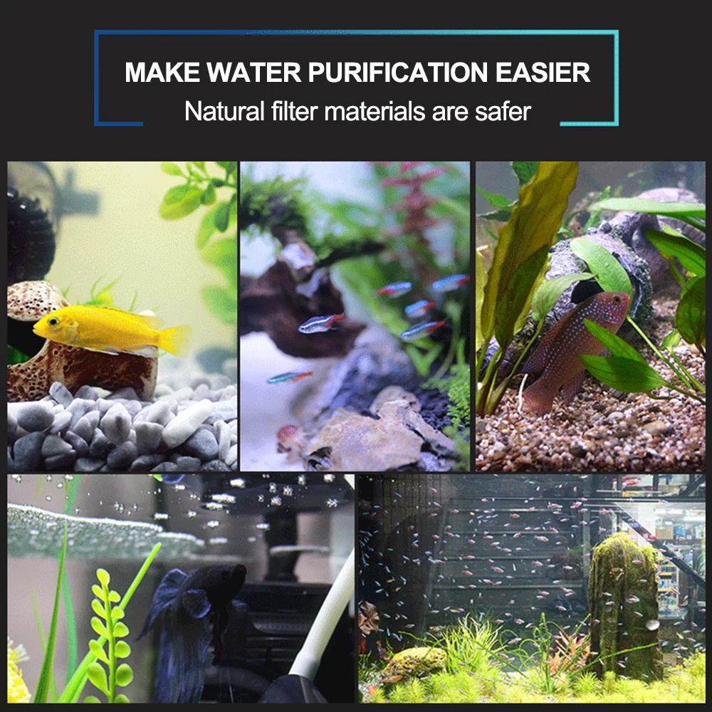 Аквариумный фильтр для аквариума керамическое кольцо с активированным углем