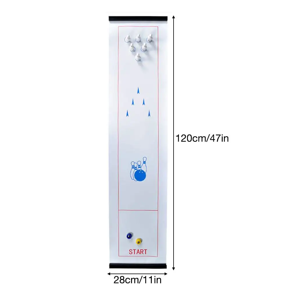 

Bowling Balls Tabletop Game Compact Bowling Ball Set Kids And Adult Family Interactive Game For Home Office Parties Picnics