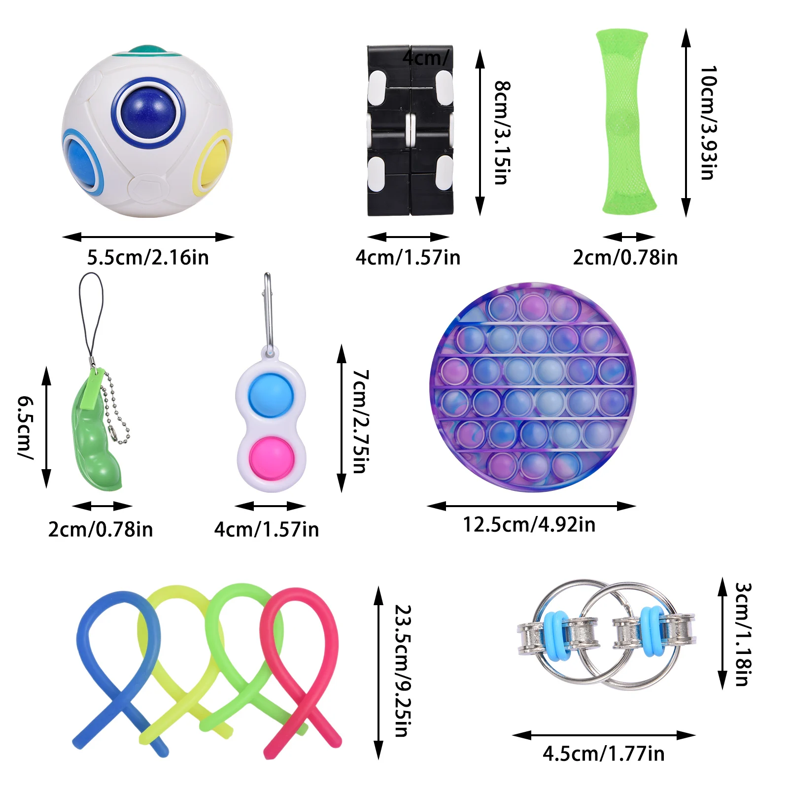 

Figet Toys Anti Stress Toy Set Stretchy Strings Marble Relief Gift Adults Girl Children Sensory Antistress Relief Fidget Toys