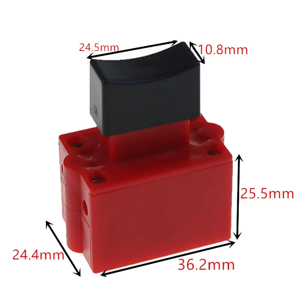

1pc FA2-10/2B 5E4 Self Rest Power Tool Electric Drill Built-in Speed Control Trigger Switch SPST Type Trigger Button